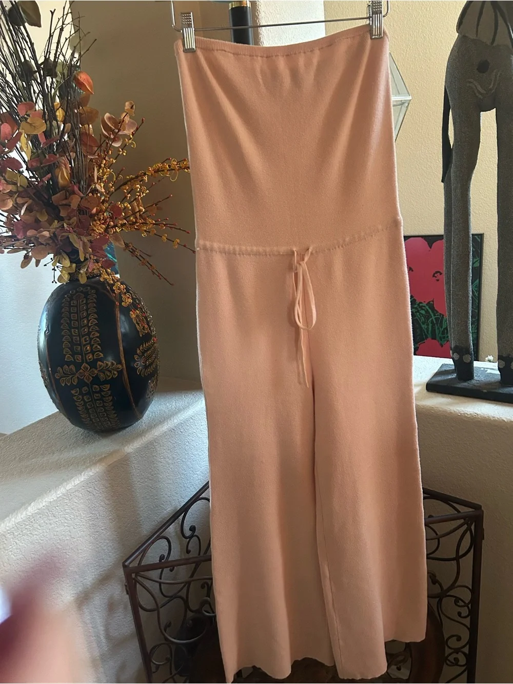 Lovers + Friends Lola Knit Strapless Jumpsuit Size Small